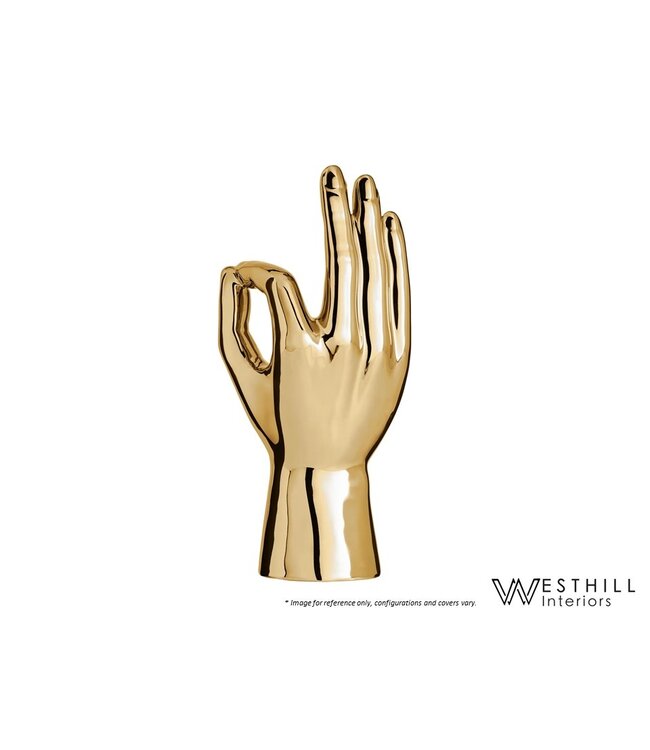 OK GESTURE SCULPTURE.