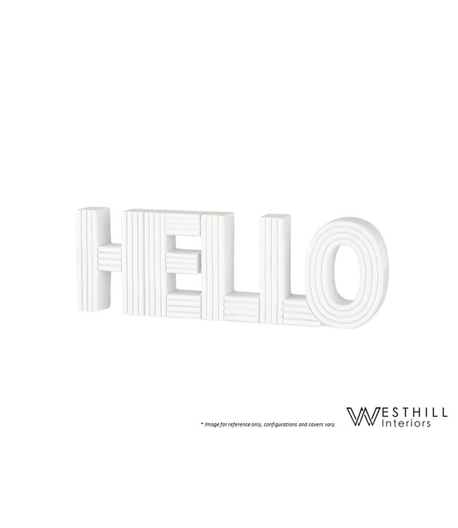 WORD HELLO RESIN.