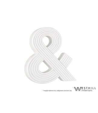 WESTHILL INTERIORS WORD AMPERSAND RESIN.
