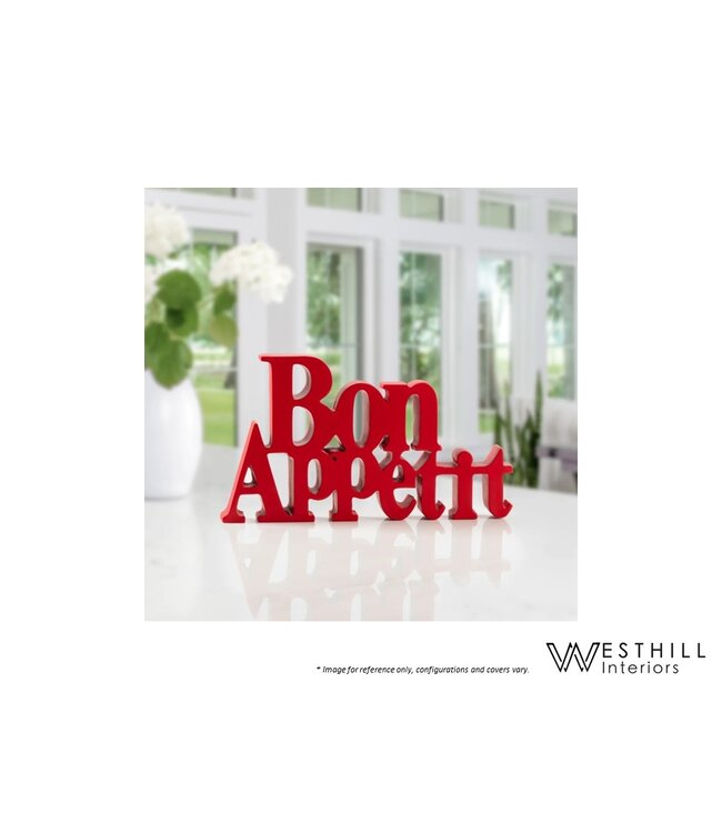 WORD BON APPETIT RESIN.