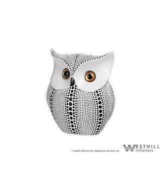 WESTHILL INTERIORS DOTTED HORNED OWL.