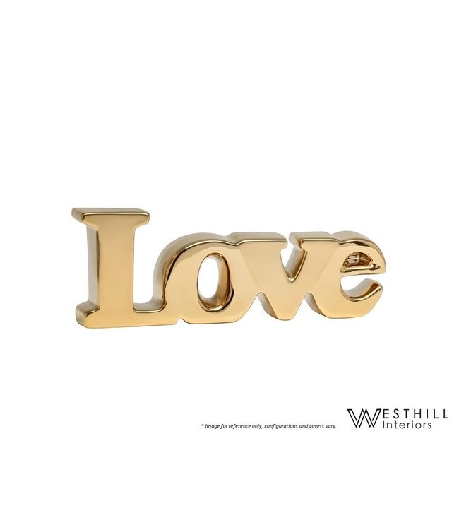 LOVE DECOR SCULPTURE/ TEXT.