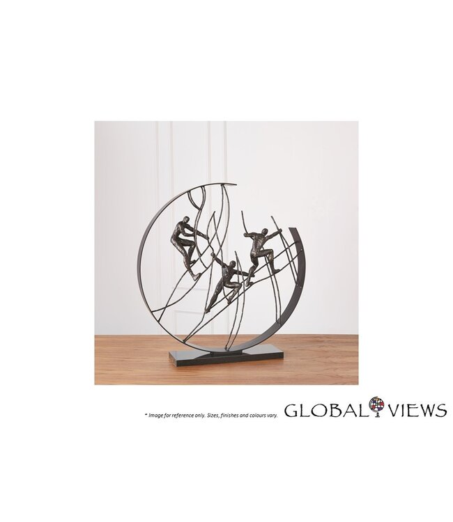 CLIMB TO TOP SCULPTURE.