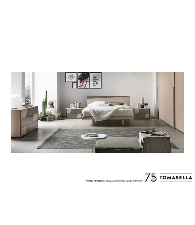 TOMASELLA CHARLIE QUEEN BED FRAME.