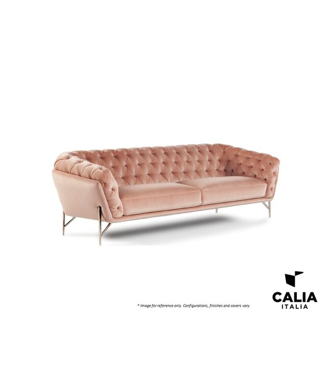 CALIA ITALIA ART NOUVEAU 2.5 SEATER SOFA.