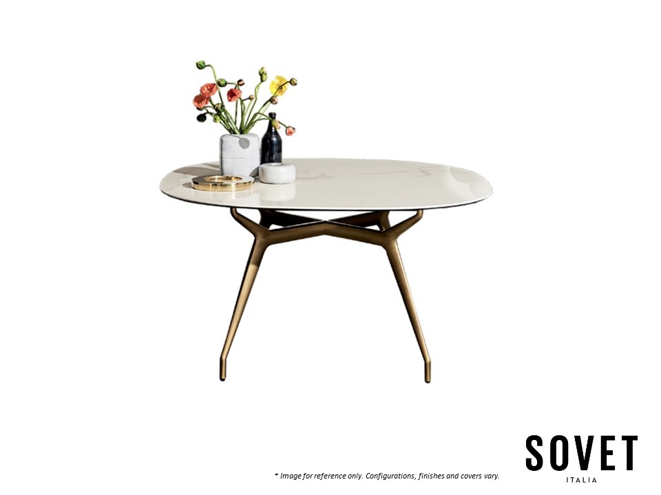 ARKOS SHAPED SQUARE DINING TABLE. - Westhill Interiors