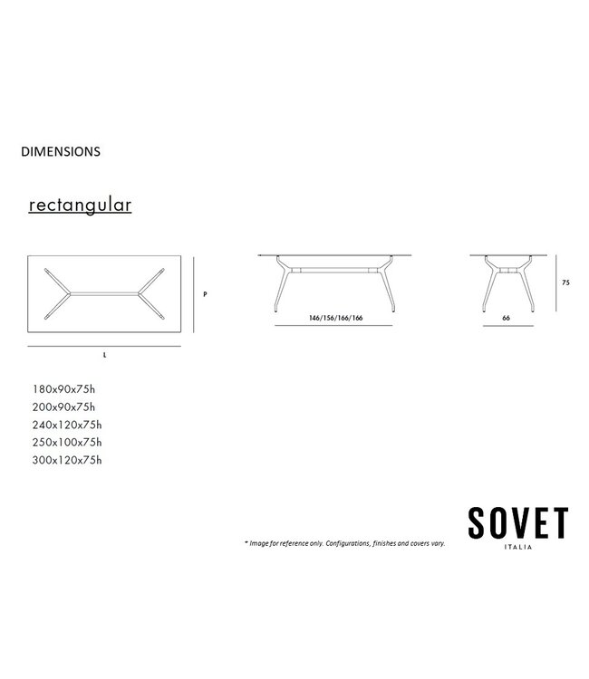 ARKOS RECTANGULAR DINING TABLE.