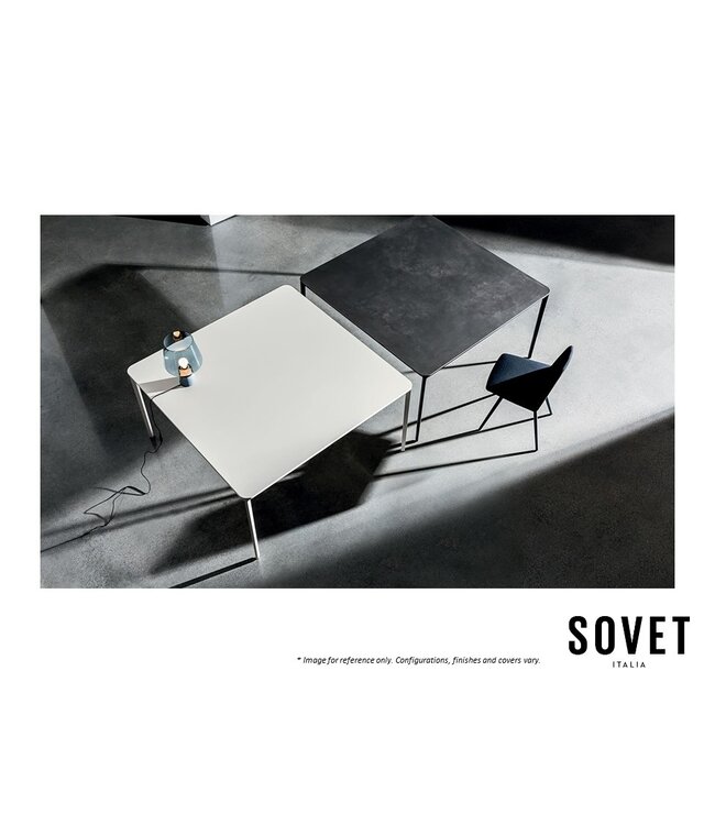 SLIM SQUARE DINING TABLE.