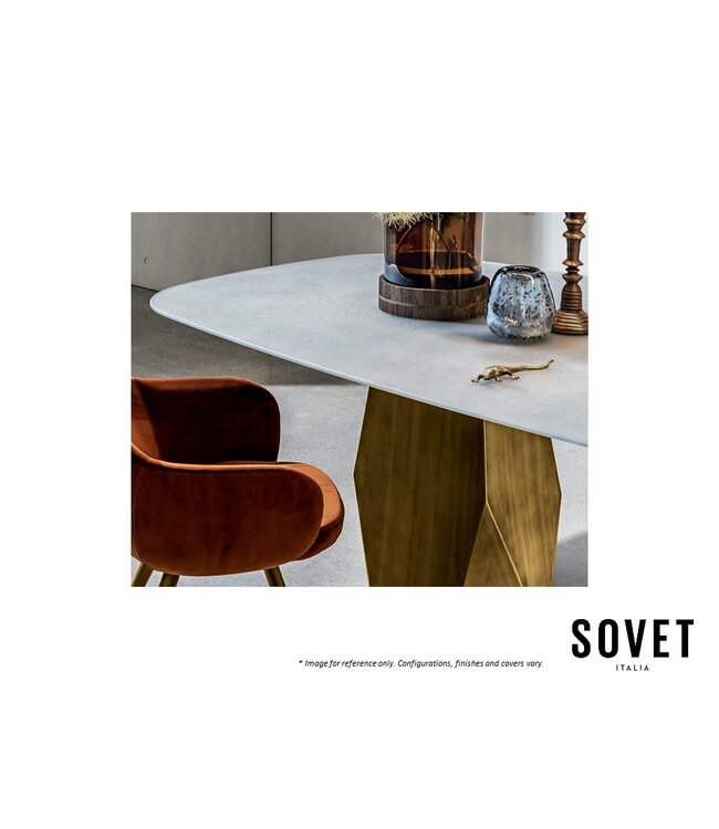 DEOD TWO BASES DINING TABLE.