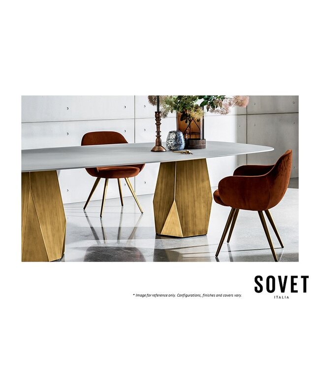 DEOD TWO BASES DINING TABLE.