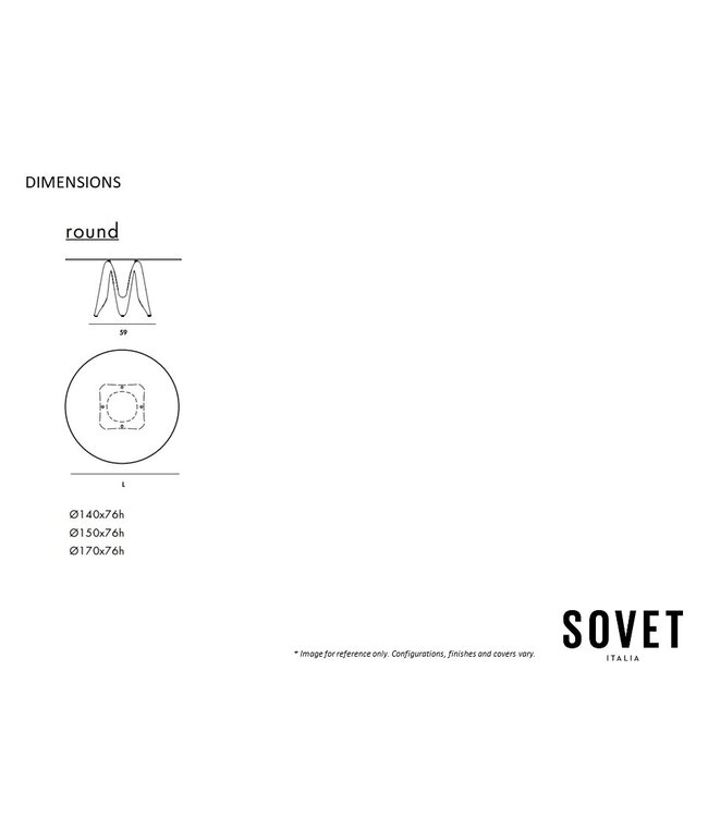 LAMBDA ROUND DINING TABLE.