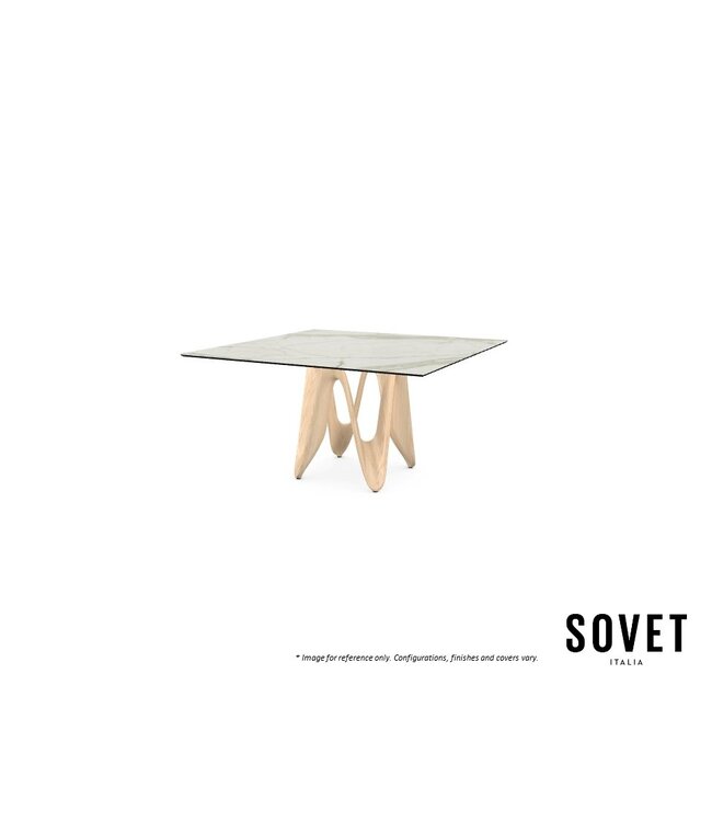 SOVET LAMBDA SQUARE DINING TABLE.