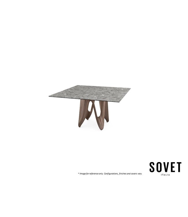 LAMBDA SQUARE DINING TABLE.