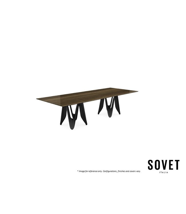 LAMBDA TWO BASES DINING TABLE.