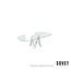 SOVET LAMBDA SHAPED DINING TABLE.