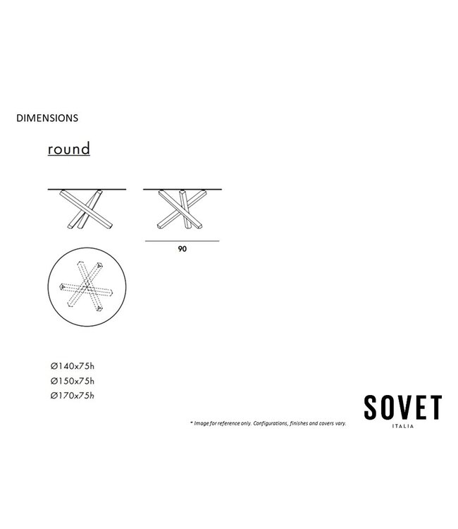 AIKIDO ROUND DINING TABLE.