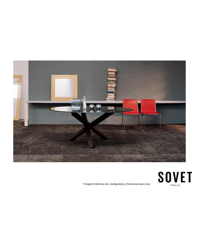 AIKIDO ELLIPTICAL DINING TABLE.