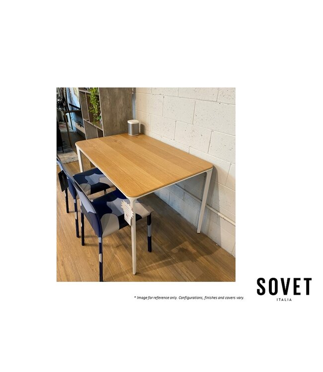 SLIM DINING TABLE OAK/ WHITE.