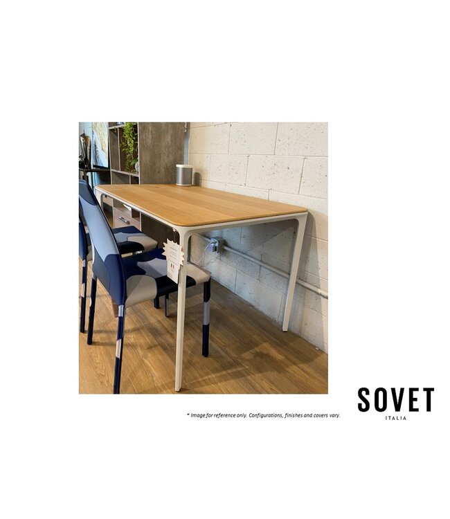 SLIM DINING TABLE OAK/ WHITE.