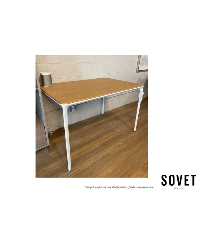 SLIM DINING TABLE OAK/ WHITE.