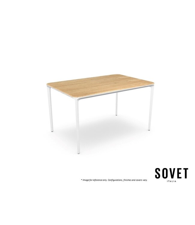 SLIM DINING TABLE OAK/ WHITE.