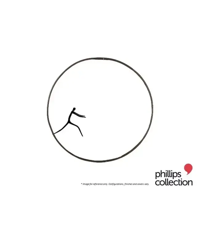 OLYMPIC FIGURE IN IRON RING BLACK.