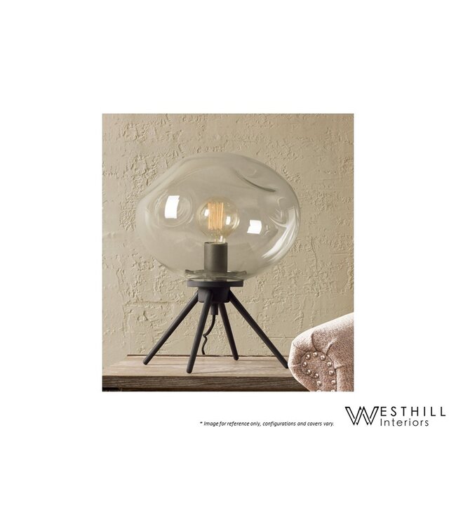 WESTHILL INTERIORS BUBBLE TABLE LAMP.