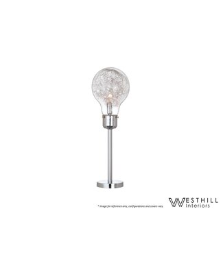 WESTHILL INTERIORS BULB TABLE LAMP.