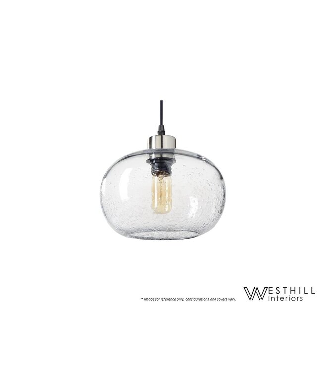 WESTHILL INTERIORS CHRIS PENDANT CLEAR.