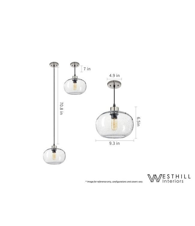 CHRIS PENDANT CLEAR.