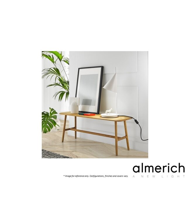 CONE TABLE LAMP - WHITE.