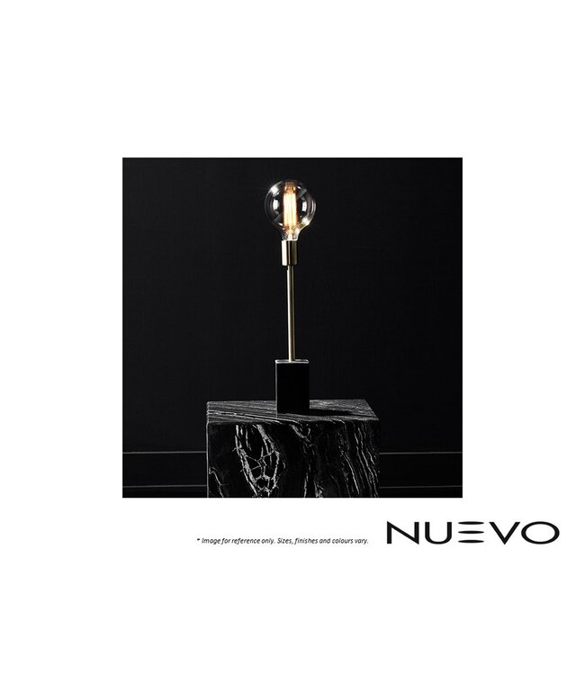 EWEN TABLE LAMP - BLACK MARBLE.