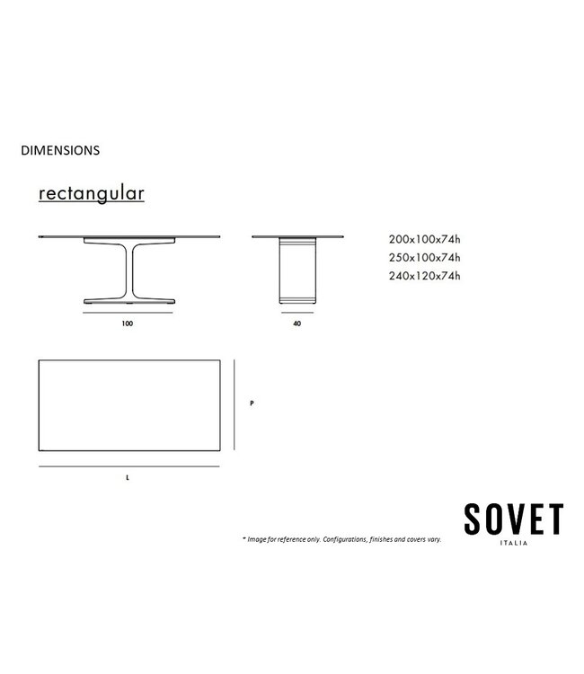 PALACE RECTANGULAR DINING TABLE.