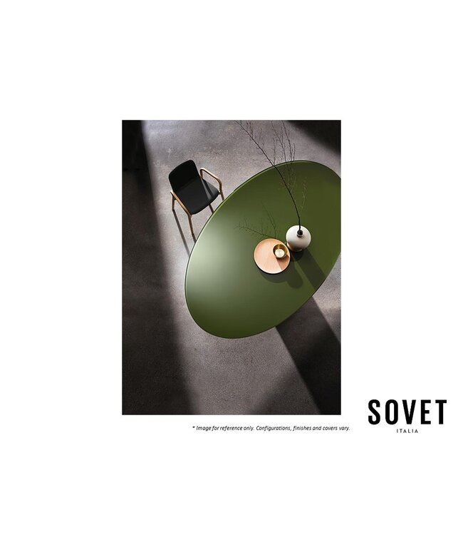 TOTEM ELLIPTICAL DINING TABLE.