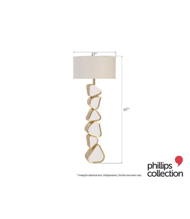 PEBBLE FLOOR LAMP.
