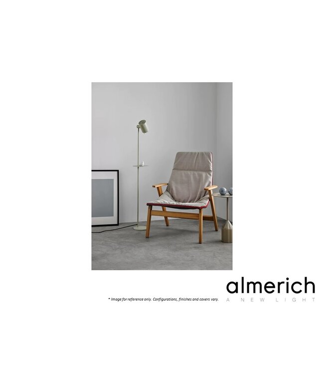 MONSIEUR FLOOR LAMP  WITH TABLE - BLACK.