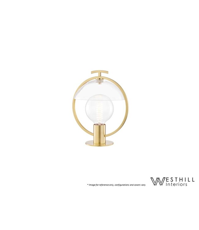 WESTHILL INTERIORS RINGO TABLE LAMP.