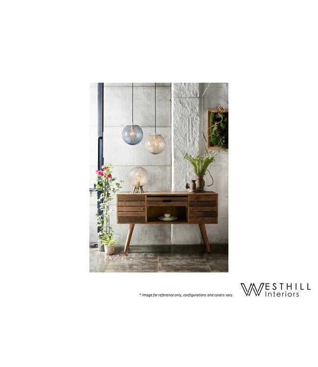 SEED PENDANT ROUND - BLUE.