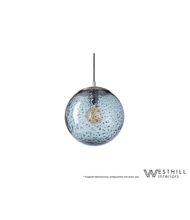 SEED PENDANT ROUND - BLUE.