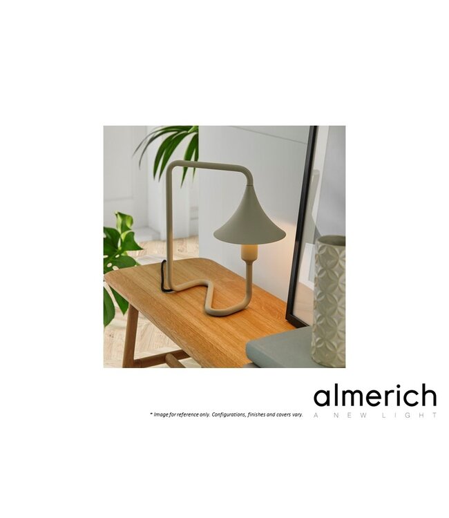 SELF TABLE LAMP - STONE GREY.