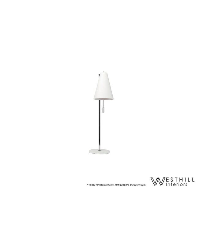 TIVET TABLE LAMP - WHITE.