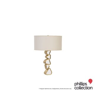 PHILLIPS COLLECTION PEBBLE TABLE LAMP.