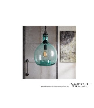 WESTHILL INTERIORS MABLE PENDANT TURQUOISE.