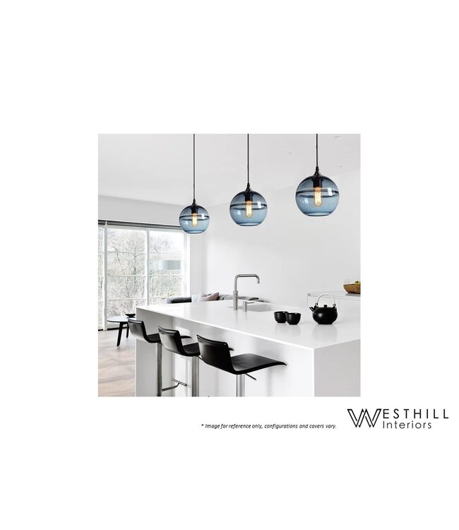 RING PENDANT LARGE - BLUE.