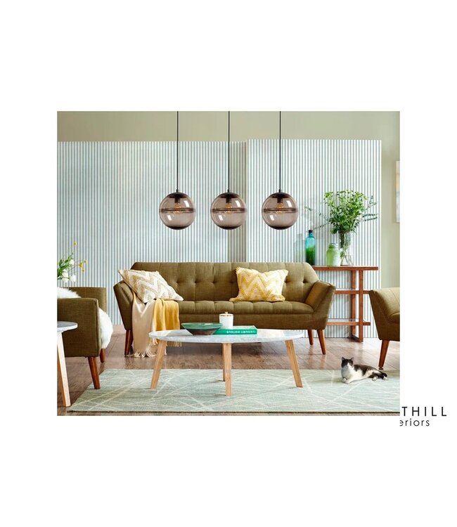 RING PENDANT LARGE - BROWN.