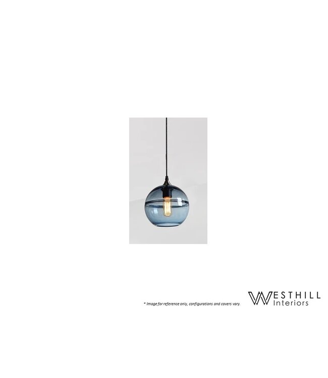 RING PENDANT SMALL - BLUE.