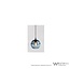 WESTHILL INTERIORS RING PENDANT SMALL - BLUE.