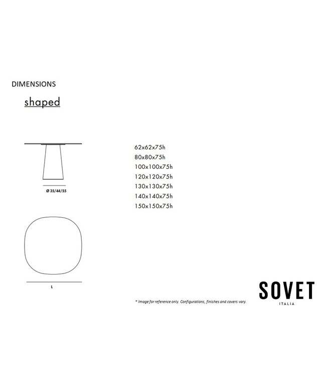 TOTEM SHAPED DINING TABLE.