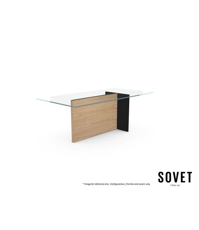 SOVET REGOLO RECTANGULAR DINING TABLE.