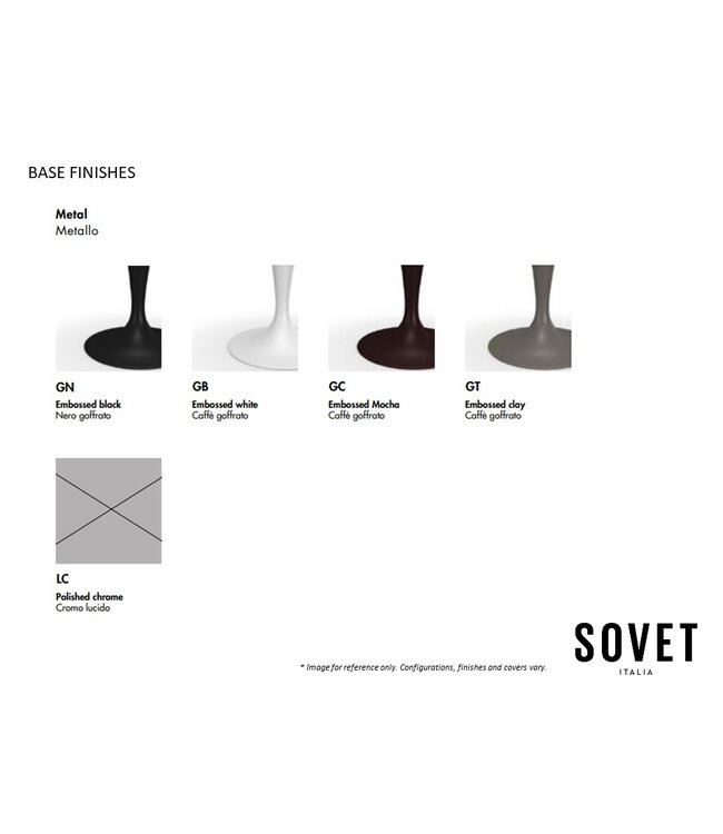 FLUTE ROUND DINING TABLE D39.5/CALACATTO CERAMIC.